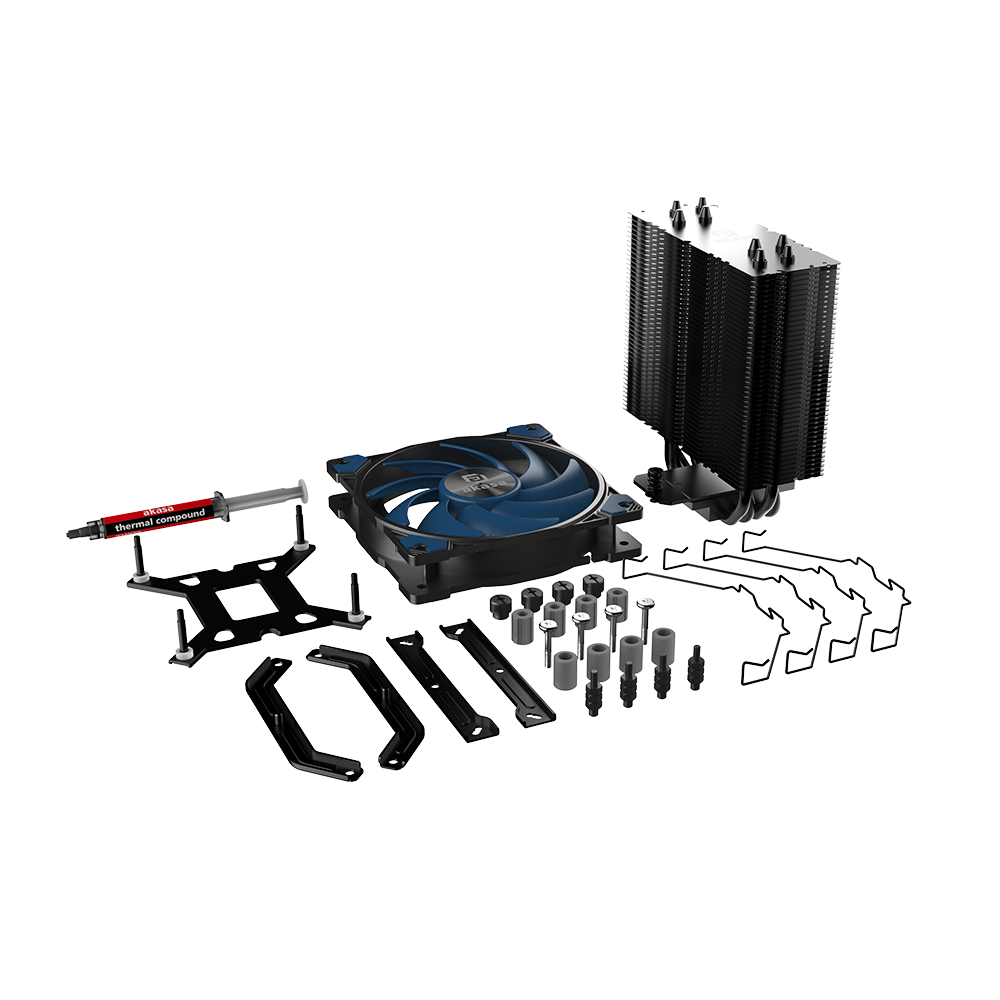 ALUCIA H4 PLUS | Tower CPU Cooler (92mm), 120mm Fan, 4